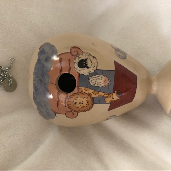 Vintage Yesteryears Noah's Ark Pottery Marshall Texas Birdhouse Bird House Nest - Picture 1 of 3